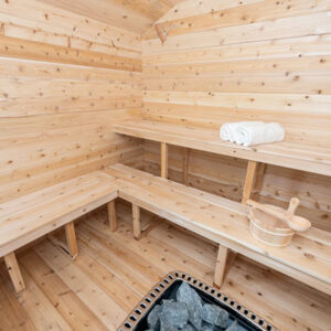 Canadian Timber Georgian Cabin Sauna (Electric Heated)