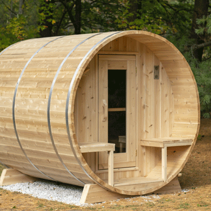 Canadian Timber Serenity Barrel Sauna (Electric Heated)