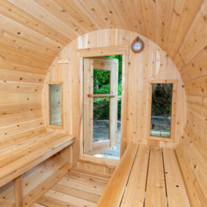 Canadian Timber Tranquility Barrel Sauna (Electric Heated)