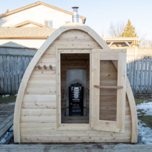 Canadian Timber MiniPOD Sauna (Electric Heated)