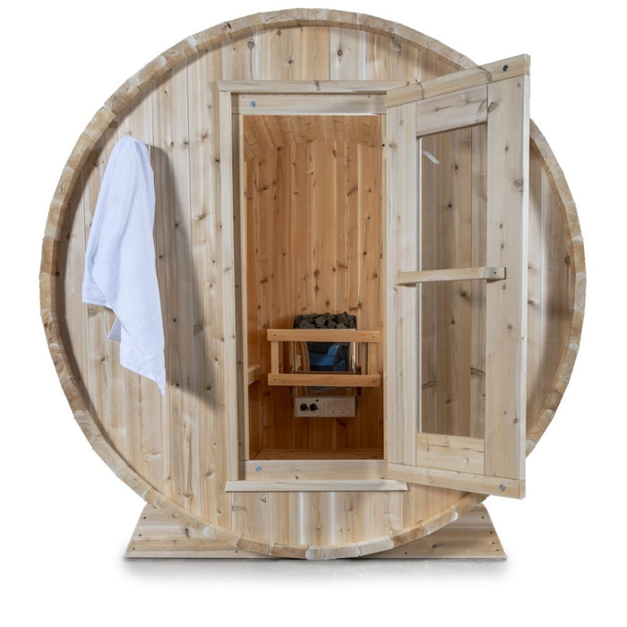 Canadian Timber Harmony Barrel Sauna (Electric Heated)