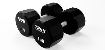 TROY 12-Sided Urethane Encased Dumbbell Sets