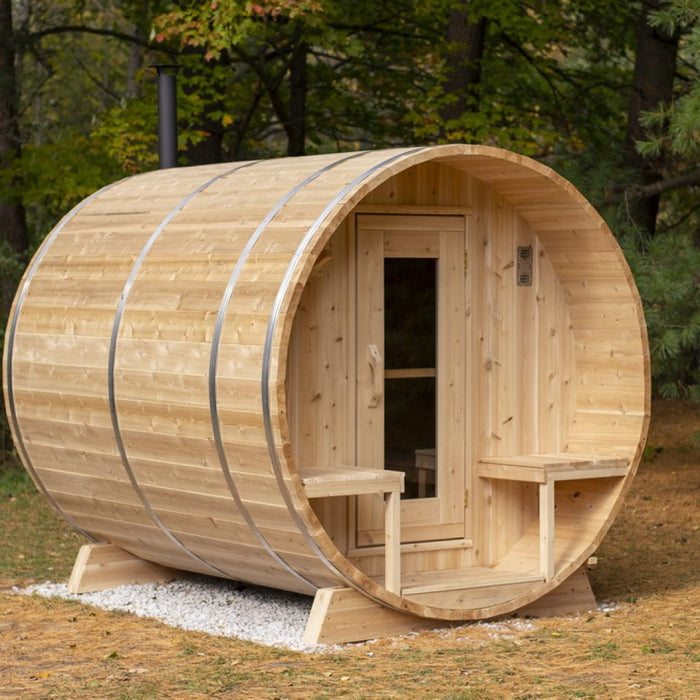 Canadian Timber Serenity Barrel Sauna (Electric Heated)