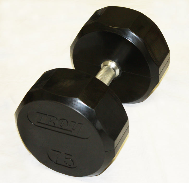 TROY 12 Sided Rubber Encased Dumbbell Sets