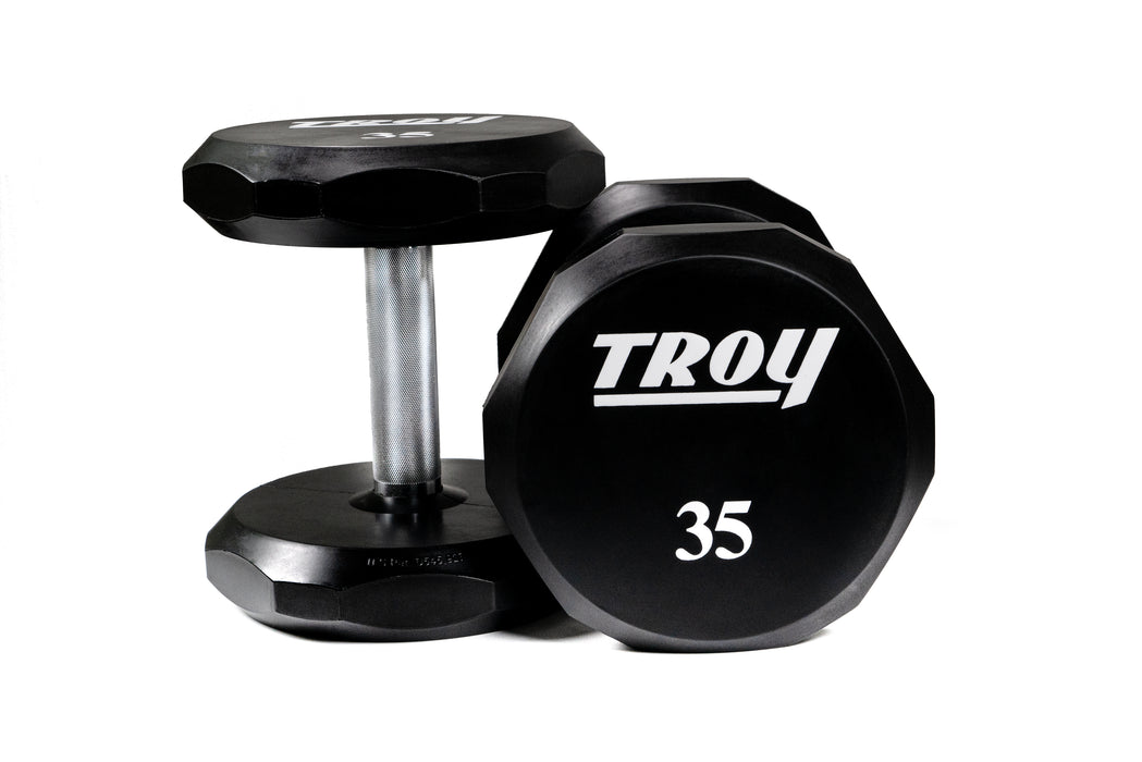 TROY 12-Sided Urethane Encased Dumbbell Sets