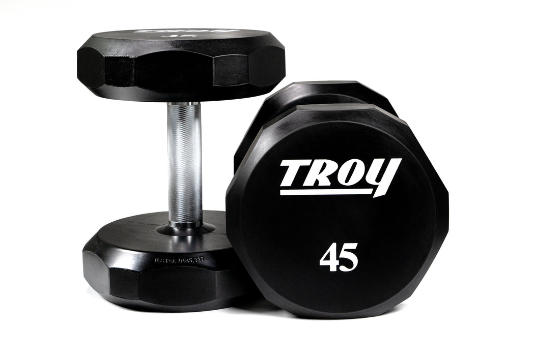 TROY 12-Sided Urethane Encased Dumbbell Sets