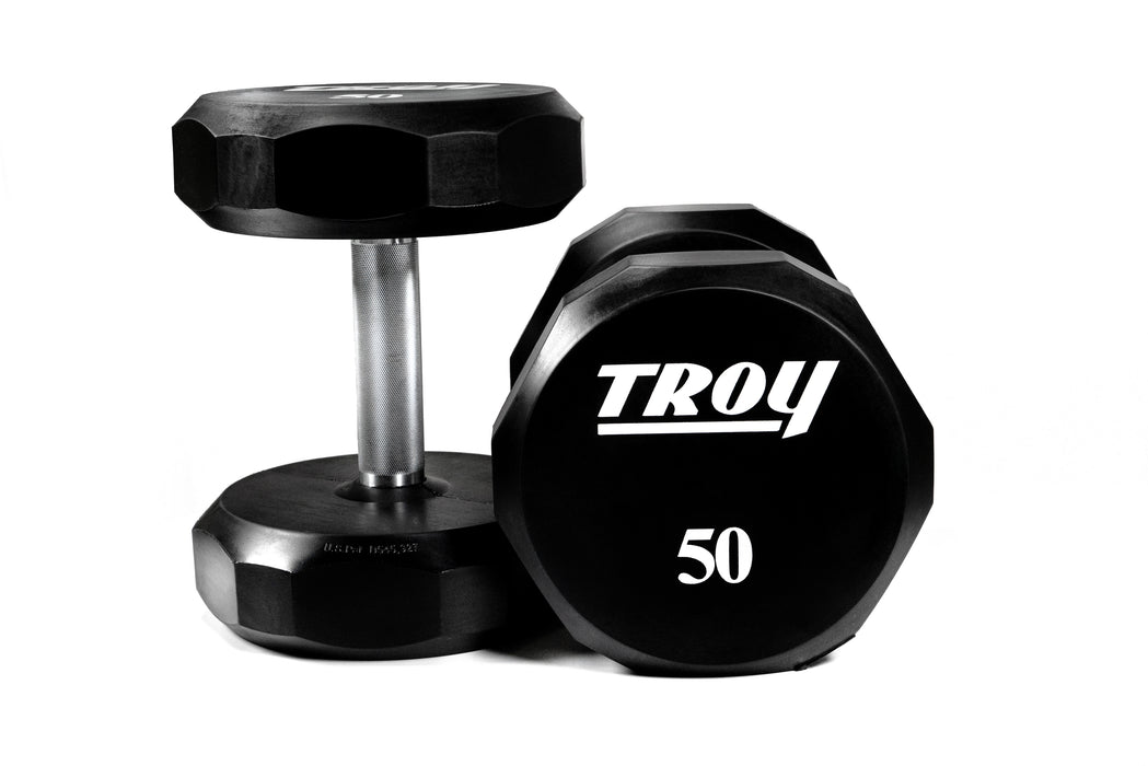 TROY 12-Sided Urethane Encased Dumbbell Sets