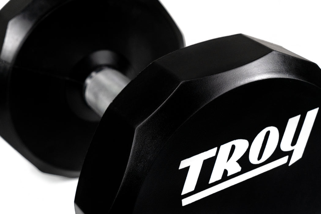 TROY 12-Sided Urethane Encased Dumbbell Sets