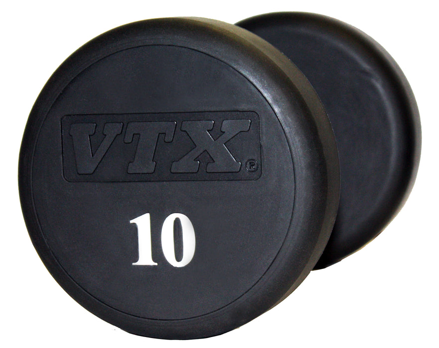 VTX Urethane Dumbbell 05-50LBs Set, 5LBS INCREMENTS